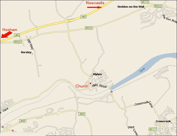 Map to Church